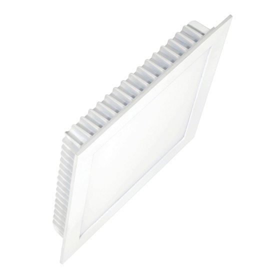 Foto para 11W Slim Square White LED WW 127V Downlight