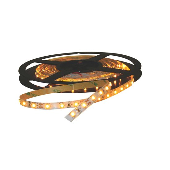 Foto para 4.8W/m (60 x 0.08) LED Yellow 12V Tape Light (5m)