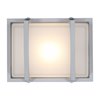 Foto para 10.8w Neptune Module Satin Ribbed Frosted Marine Grade Wet Location LED Wall Fixture 10.5"x8.25" (CAN 7"x4.6")