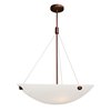 Picture of 300w (5 x 60) Noya E-26 A-19 Incandescent Dry Location Bronze White Cable Pendant (CAN 1.25"Ø5.25")