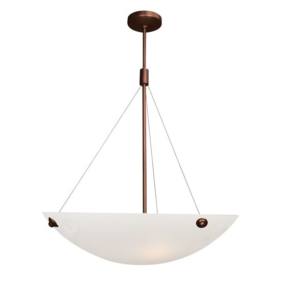 Foto para 300w (5 x 60) Noya E-26 A-19 Incandescent Dry Location Bronze White Cable Pendant (CAN 1.25"Ø5.25")