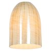 Picture of Inari Silk Wicker Amber Pinot Pendant Glass Shade