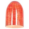 Picture of Inari Silk Wicker Red Pinot Pendant Glass Shade