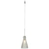 Picture of 35w Cavo GY6.35 Bi-Pin Halogen Dry Location Brushed Steel Crystal Italian Wire Glass UJ Mini Pendant excluding Mono-Pod