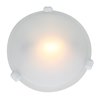 Foto para 75w Nimbus R7s J-78 Halogen Damp Location White Frosted Flush-Mount