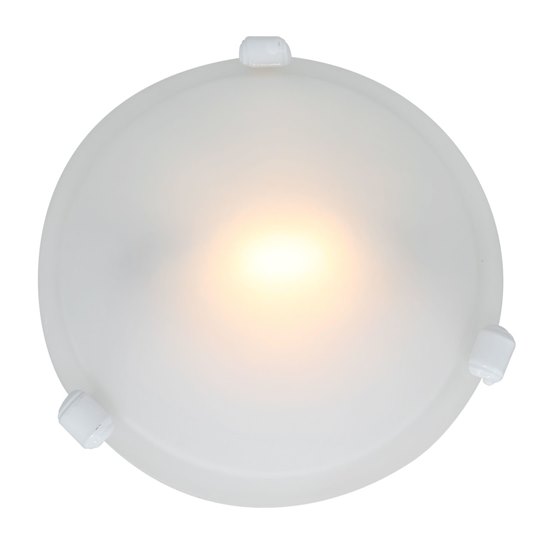 Foto para 75w Nimbus R7s J-78 Halogen Damp Location White Frosted Flush-Mount