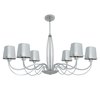 Picture of 360w (6 x 60) Milano G9 G9 Halogen Dry Location Chromed Glass Chandelier (CAN 1"Ø5")