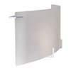 Picture of 300w (2 x 150) Oxygen R7s J-118 Halogen Damp Location Chrome Checkered Frosted Wall & Vanity 25.25"x6.75" (CAN 17"x5.5"x0.88")