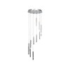 Picture of 36w (12 x 3) Rain Module LED Dry Location Chrome ACR Pendant (CAN 1"Ø17.7")