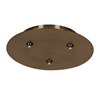 Picture of 50w Unijack Dry Location Bronze Three-Port Round Canopy