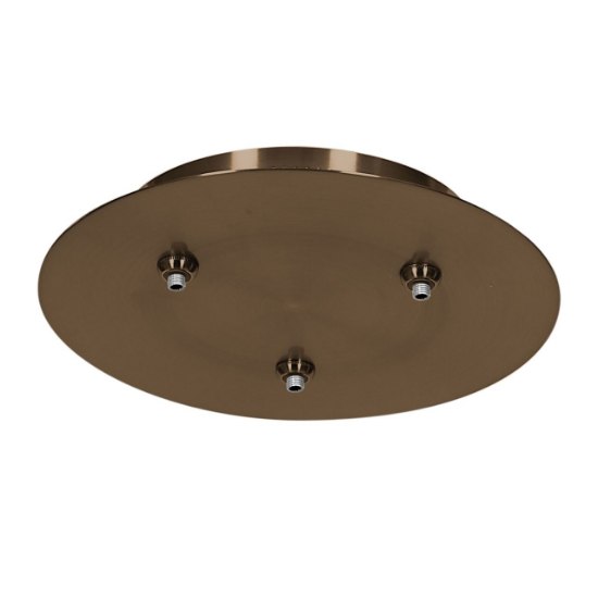 Picture of 50w Unijack Dry Location Bronze Three-Port Round Canopy