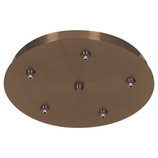 Picture of 50w Unijack Dry Location Bronze Five -Port Round Canopy