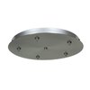 Picture of 50w Unijack Dry Location Brushed Steel Five -Port Round Canopy