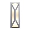 Picture of 36w (2 x 18) Nyami GU-24 Spiral Fluorescent Satin Frosted Wet Location Wall Fixture (CAN 7"x4.5")