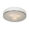 Picture of 52w Aero GU-24 Spiral Fluorescent Damp Location Chrome Opal Flush Mount (CAN 0.5"Ø13")