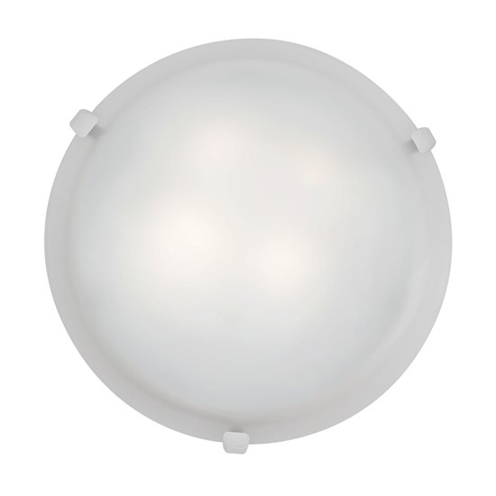 Foto para 52w (2 x 26) Mona GU-24 Spiral Fluorescent Dry Location White WH Flush-Mount 4.5"Ø16" (CAN Ø13.75")