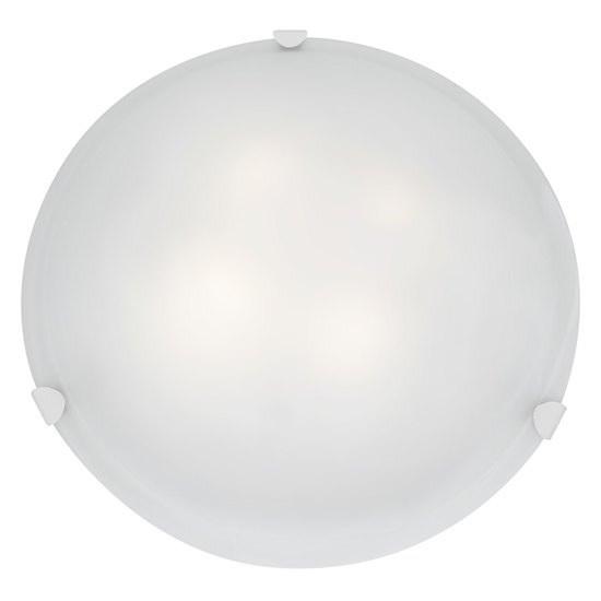 Foto para 52w (2 x 26) Mona GU-24 Spiral Fluorescent Dry Location White WH Flush-Mount 5.5"Ø20" (CAN Ø17.5")