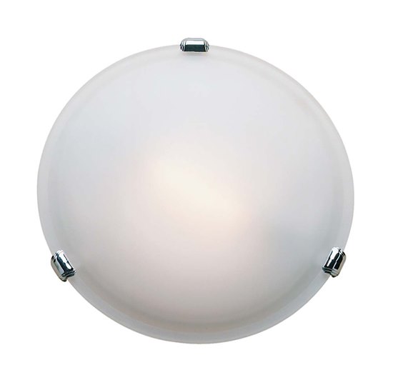 Foto para 39w (3 x 13) Nimbus GU-24 Spiral Fluorescent Damp Location Chrome Frosted Flush-Mount