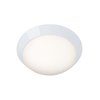 Picture of 100w Cobalt E-26 A-19 Incandescent Damp Location White Opal Flush-Mount (CAN 1.5"Ø11")