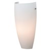 Foto para 100w Daphne E-26 A-19 Incandescent Damp Location Opal Wall Sconce (CAN 8.5"x4"x0.5")