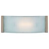 Picture of 100w Helium R7s J-118 Halogen Damp Location Brushed Steel Checkered Frosted Wall & Vanity (CAN 12.1"x4.6"x0.75")