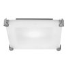 Picture of 100w Lithium R7s J-118 Halogen Damp Location Brushed Steel Frosted Flush-Mount (CAN 1.4")