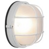 Foto para 100w Nauticus E-26 A-19 Incandescent White Frosted Wet Location Bulkhead Ø9.5" (CAN 1"Ø9.5")