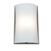 Picture of 100w Radon R7s J-118 Halogen Damp Location Brushed Steel Opal Wall Fixture (CAN 14.25"x8.5"x0.75")