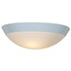 Picture of 120w (2 x 60) Cobalt E-26 A-19 Incandescent Damp Location White Opal Flush-Mount (CAN 1.5"Ø13")