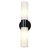 Picture of 120w (2 x 60) Eos E-26 A-19 Incandescent Bronze Opal Wet Location 2 Light Wall Fixture (CAN 0.5"Ø5")