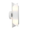 Picture of 120w (2 x 60) Gyro G9 G9 Halogen Dry Location Brushed Steel Clear Opal Wall (CAN Ø4.5")