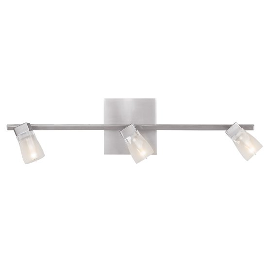 Foto para 120w (3 x 40) Ryan G9 G9 Halogen Dry Location Brushed Steel FCL Bar Wall Fixture