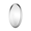 Foto para 13w Cobalt GU-24 Spiral Fluorescent Dry Location Brushed Steel Opal Wall Sconce (CAN 11"x6.2"x1.25")