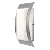 Picture of 13w Eclipse GU-24 Spiral Fluorescent Satin Opal Wet Location Wall Fixture (CAN 9.25"x4.6"x1")