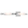 Foto para 150w (2 x 75) Styx R7s J-78 Halogen Dry Location Chrome Opal Wall & Vanity (CAN 23.25"x2.6"x1")