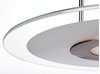 Foto para 150w Helius R7s J-78 Halogen Dry Location Brushed Steel Clear Frosted Pendant (CAN 0.75"Ø8.25")