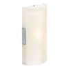 Foto para 150w Neon R7s J-118 Halogen Damp Location Brushed Steel LFR Wall & Vanity 8"x16" (CAN 4.75"x15"x1.4")