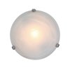 Picture of 150w Nimbus R7s J-118 Halogen Damp Location Chrome Alabaster Flush-Mount 4"Ø12.5"