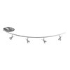 Foto para 16w (4 x 4) Versahl GU-5.3 MR-16  LED Dry Location Mat Chrome Ceiling Offset Spotlightwith LED Lamps (CAN 2.25"Ø7.25")