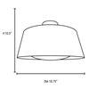 Picture of 180w (3 x 60) SoHo E-26 A-19 Incandescent Dry Location Brushed Silver Ceiling