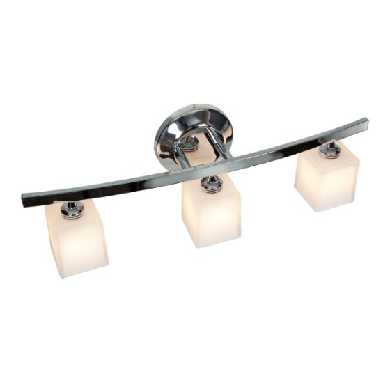 Picture of 180w (3 x 60) Sydney G9 G9 Halogen Dry Location Chrome Opal Wall & Vanity 22"x7.5"