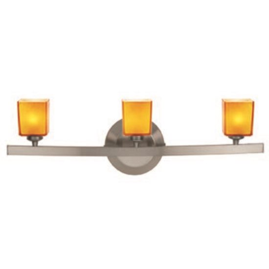 Picture of 180w (3 x 60) Sydney G9 G9 Halogen Dry Location Mat Chrome Amber Wall & Vanity