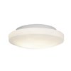 Picture of 18w Orion GU-24 Quad Fluorescent Damp Location White Opal Flush-Mount (CAN 1"Ø9.25")