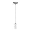 Foto para 18w Tali GU-24 Spiral Fluorescent Dry Location Brushed Steel Cord Pendant (CAN 1.25"Ø5.25")