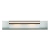 Foto para 200w (2 x 100) Roto R7s J-118 Halogen Dry Location Satin Chrome Frosted Wall & Vanity (CAN 18"x4.25"x1.1")