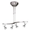 Picture of 200w (4 x 50) Versahl GU-5.3 MR-16  Halogen Dry Location Mat Chrome Adjustable Spotlight Pendant (CAN 1"Ø7.25")