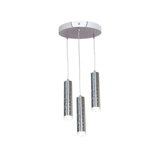 Picture of 21w (3 x 7) Rain Module LED Dry Location Chrome ACR Pendant (CAN 1"Ø11.81")