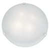 Foto para 240w (4 x 60) Mona E-26 A-19 Incandescent Dry Location White WH Flush-Mount (CAN Ø17.5")