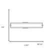 Picture of 24w Geneva Bi-Pin T-5 HO Linear Fluorescent Damp Location Chrome Opal Wall & Vanity (CAN 25.6"x2.25"x1.25"Ø4.4")