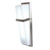 Picture of 24w Sierra 2G11 FT24DL Fluorescent Damp Location Brushed Steel ACR Wall & Vanity (CAN 15.5"x5.5"x0.9")